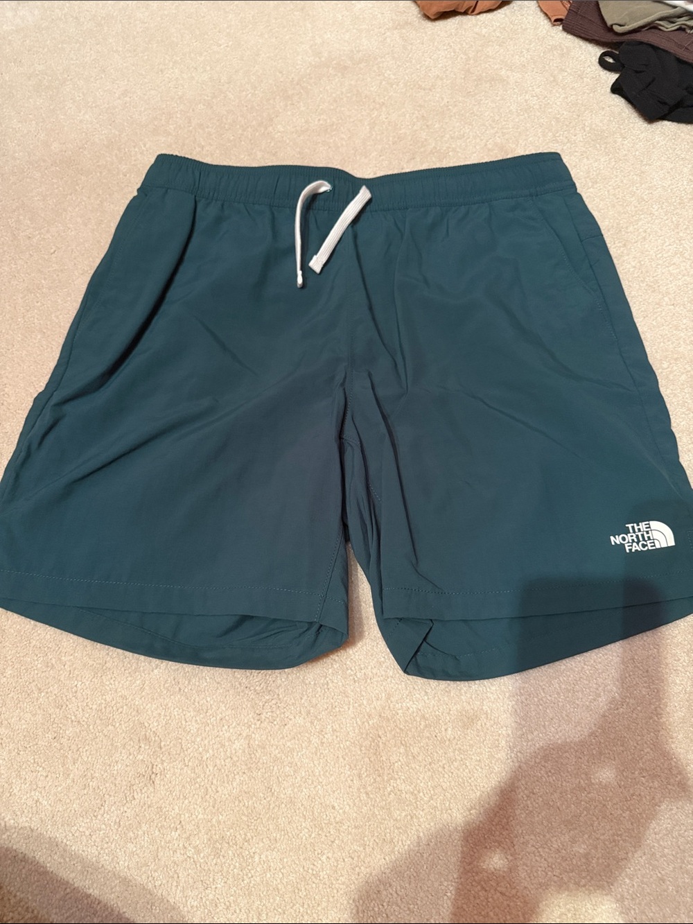 The North Face Deep Teal Drawstring Active Shorts